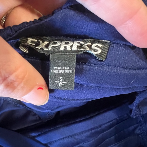 Express Royal Blue Backless Dress - Picture 7 of 8